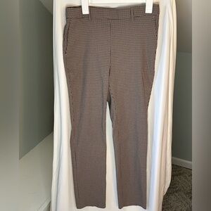 Rafaella women's Houndstooth Brown & Black Pants Size 12